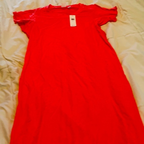 NWT Gap T-shirt dress pink size medium - Picture 3 of 6